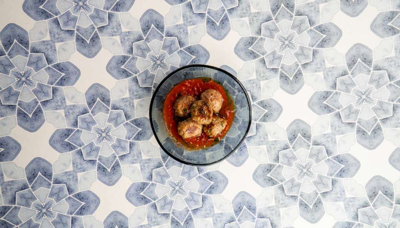 A plate of polpette 